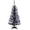 4ft. Pre-Lit Tinsel Artificial Christmas Tree, Clear Lights